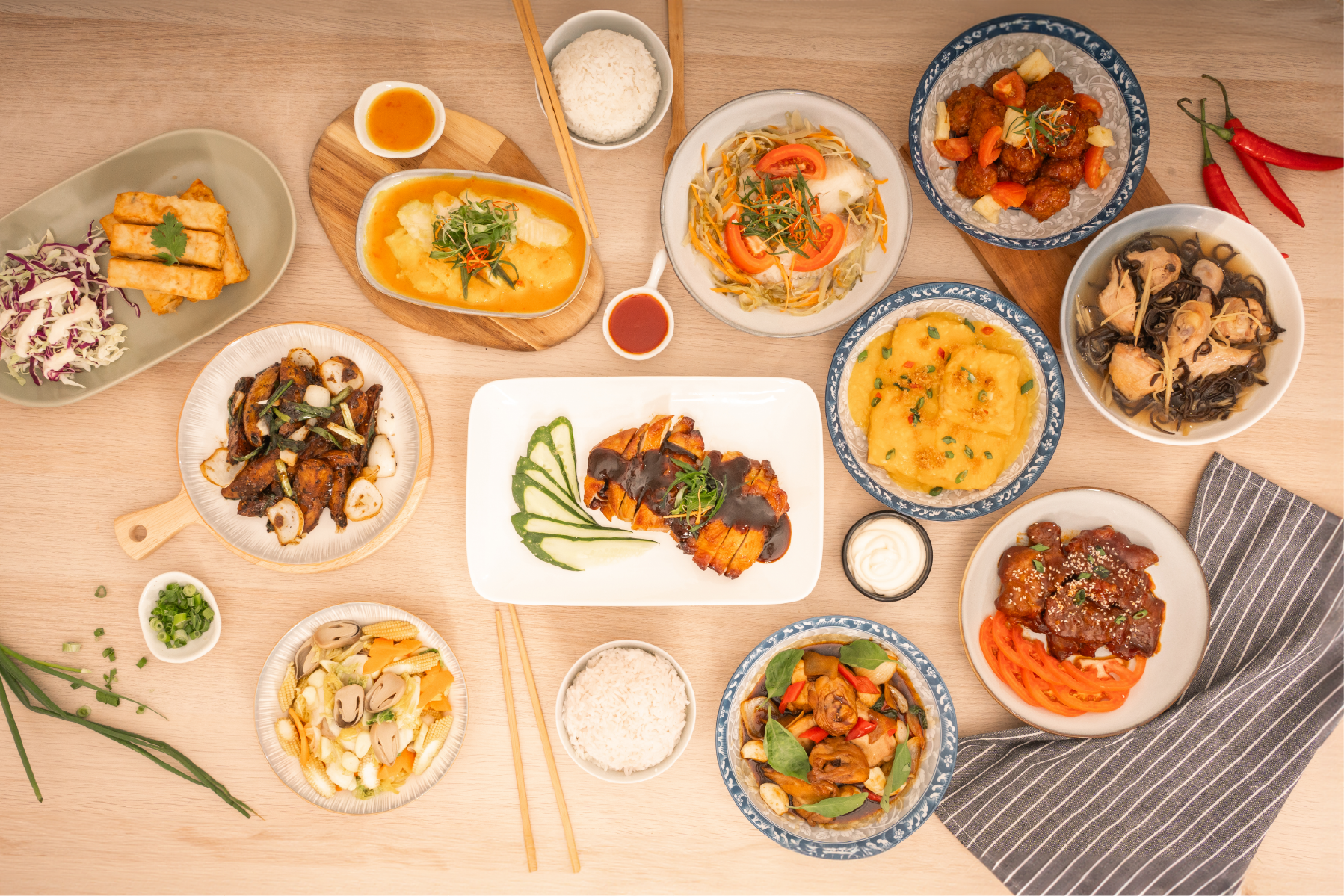 Chinese Homecooked Food 中式住家饭